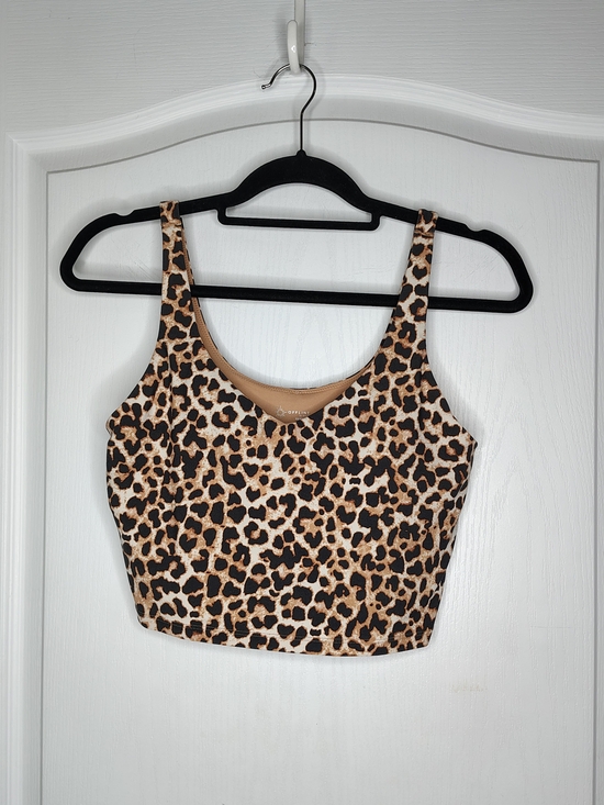 Offline Other - Leopard Print Long Line Sports Bra